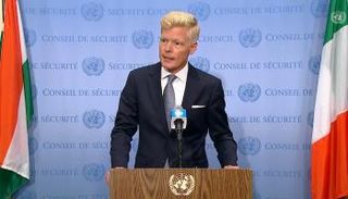 المبعوث الأممي لليمن هانس غروندبرغ خلال جلسة أممية سابقة 