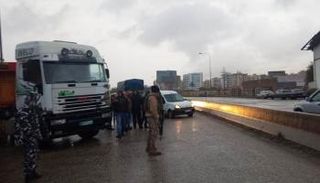 جانب من الإضراب في لبنان