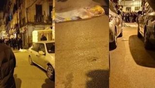 مسرح الجريمة وأحد الضحايا في العاصمة الجزائرية