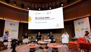 جانب من إحدى جلسات أسبوع المعرفة في إكسبو 2020 دبي