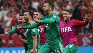 أمير سعيود مع منتخب الجزائر