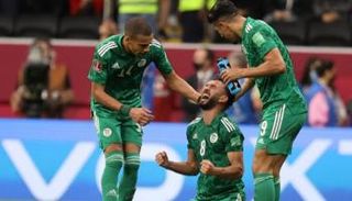 أمير سعيود مع منتخب الجزائر