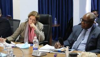 ستيفاني وليامز وريزدون زينينغا منسق البعثة 