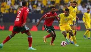 من مباراة النصر والاتفاق في كأس خادم الحرمين الشريفين