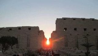 تعامد الشمس على قدس آمون يتكرر مرتان كل عام- أرشيفية