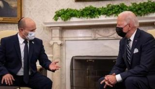 لقاء سابق بين بايدن وبينيت