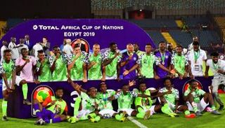 منتخب نيجيريا المتوج ببرونزية أمم أفريقيا 2019