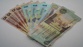 عملات ورقية لبيبة من فئات مختلفة 