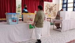 أحد مراكز الاقتراع في ليبيا - أرشيفية
