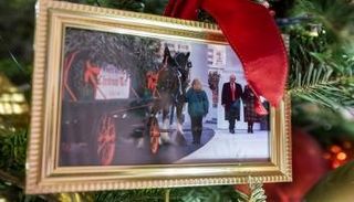 صورة ترامب في شجرة بايدن لعيد الميلاد