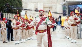 جانب من العروض الكشفية اليوم