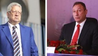 محمود الخطيب رئيس الأهلي ومرتضى منصور رئيس الزمالك