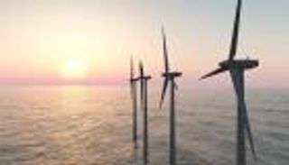 ربط أكبر مزرعة رياح بحرية في الصين بشبكة الكهرباء