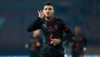 محمد شريف مهاجم الأهلي هداف الدوري المصري الموسم الماضي
