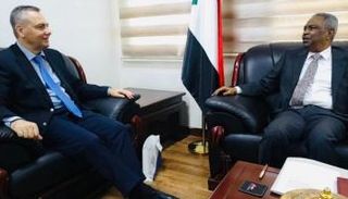 وكيل خارجية السودان والسفير الروسي