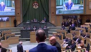 جلسة نقاش تعديلات الدستور في البرلمان الأردني