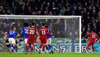 ركلة جزاء محمد صلاح نجم ليفربول ضد ليستر سيتي