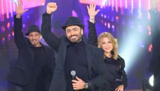 تامر حسني يغني في رأس السنة