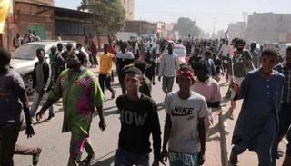 جانب من احتجاجات السودان