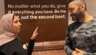 الفنان تامر حسني وبيريهان