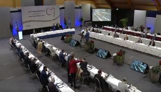 جانب من الملتقى السياسي الليبي في جنيف