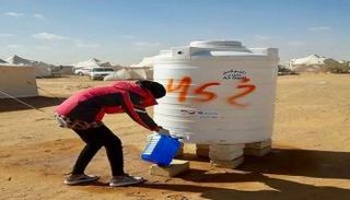 أحد مخيمات النازحين غرب ليبيا (يونيسيف)