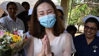 إحدى المتعافيات من كورونا