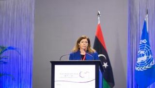 جانب من جلسات ملتقى الحوار الليبي