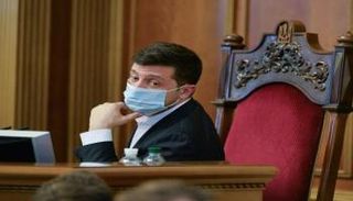 الرئيس الأوكراني فلاديمير زيلينسكي