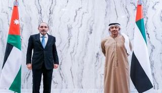 الشيخ عبدالله بن زايد آل نهيان وأيمن الصفدي