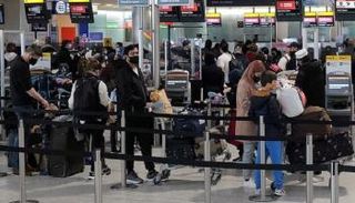 جانب من ازدحام مطار هيثرو