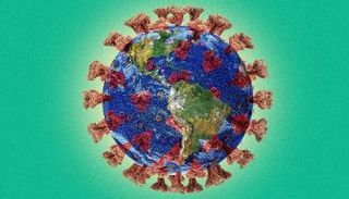 رسم تخيلي لانتشار فيروس كورونا