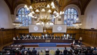 إحدى جلسات محكمة العدل الدولية بلاهاي- أرشيفية