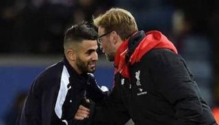 كلوب مدرب ليفربول ورياض محرز نجم السيتي