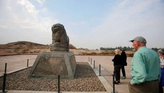 آثار مدينة بابل القديمة في العراق