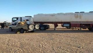 الجيش الليبي يضبط إحدى شاحنات تهريب الوقود (أرشيفية)