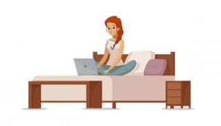 نصائح للعمل من السرير