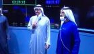 محمد بن راشد ومحمد بن زايد يزوران مركز محمد بن راشد للفضاء بعد نجاح مسبار الأمل في الوصول لمدار المريخ