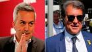 لافتة أمام ريال مدريد تشعل حرب المرشحين لرئاسة برشلونة