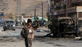 جانب من هجوم سابق في أفغانستان