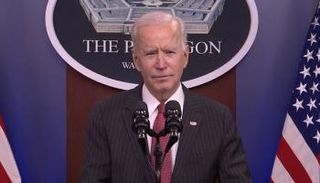 الرئيس الأمريكي جو بايدن في كلمته بالبنتاجون