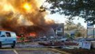 انفجار غاز في مركز تجاري بروسيا.. ولا إصابات