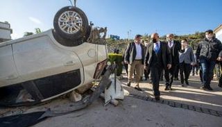 أضرار خلفها الإعصار