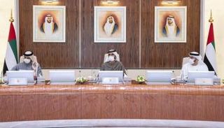 جانب من اجتماع مجلس الوزراء الإماراتي