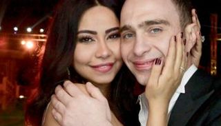 شيرين وزوجها حسام حبيب