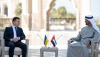 محمد بن زايد وزيلينسكي يبحثان تعزيز العلاقات الإماراتية الأوكرانية