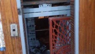 مصعد مستشفى الموصل عقب حادث سقوطه