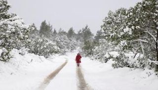 تساقط ثلوج كثيف في اليونان