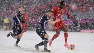 ألفونسو ديفيز نجم بايرن ميونيخ ضد أرمينيا في الدوري الألماني