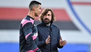 أندريا بيرلو مدرب يوفنتوس ونجمه كريستيانو رونالدو